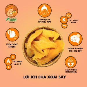 lợi ích của xoài sấy dẻo nguyên vị vfarm