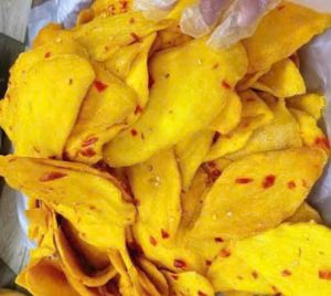 Xoài sấy dẻo muối ớt, vị ngon khó cưỡng cực cuốn cho người thích sự cay nhẹ