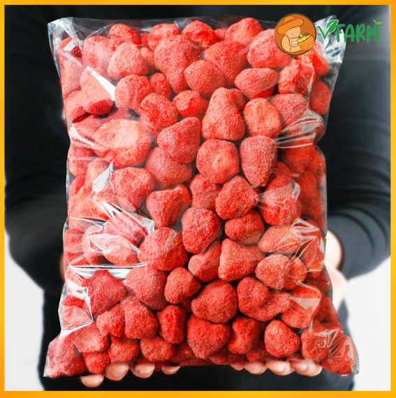 Dâu tây sấy khô – Món ăn vặt giòn ngon và bổ dưỡng 1 hình ảnh dâu tây sấy khô