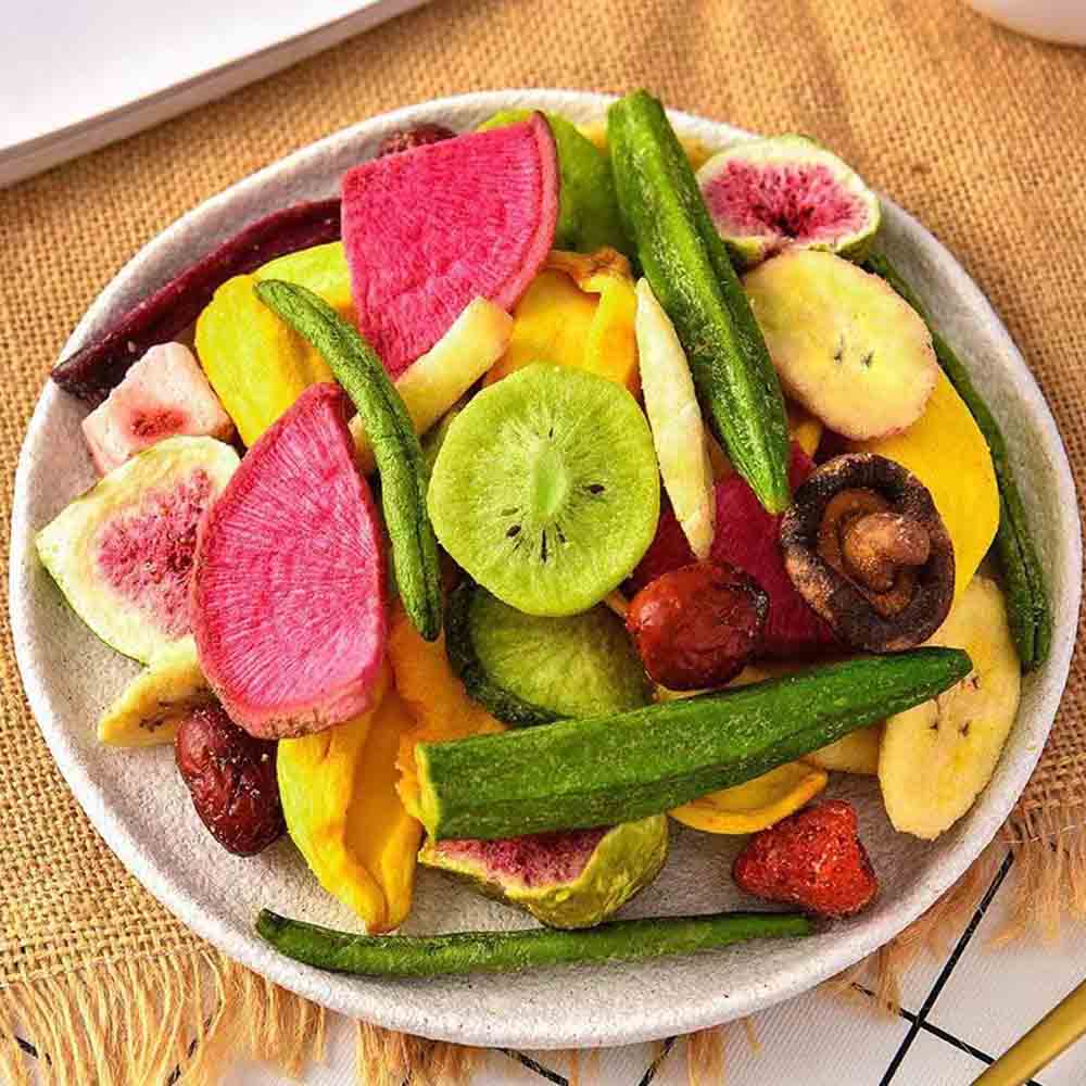 Cách làm rau củ sấy giòn rụm bằng nồi chiên không dầu 2025 1 rau cu say gion v-farm