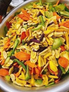 Rau củ tổng hợp sấy giòn nhà V-fram